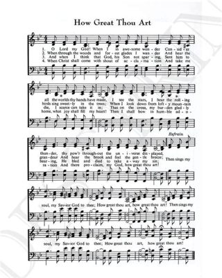 how great thou art hymn sheet music how much do we really understand the lyrics