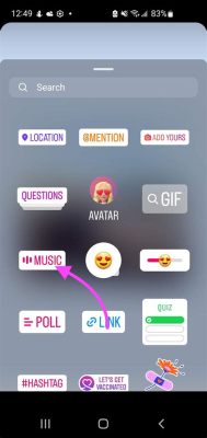 how to add your own music to instagram story