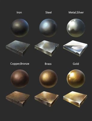 how to color metal digital art and the role of light in enhancing metallic textures